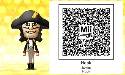 QR Code Tomodachi Life Mii Capitaine Crochet