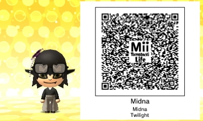 QR Code Tomodachi Life Mii Midna Zelda
