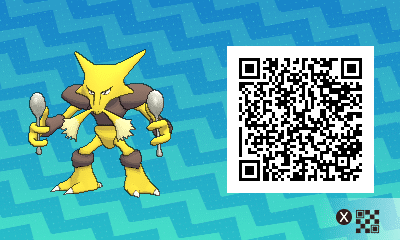 QR code Female Alakazam