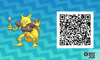QR code Female Kadabra