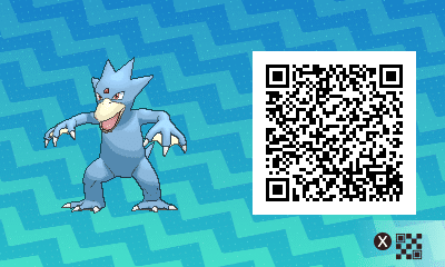 QR code Golduck