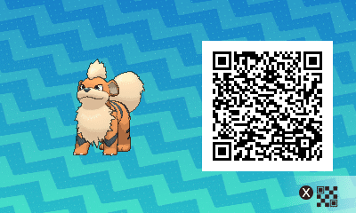 QR code Growlithe
