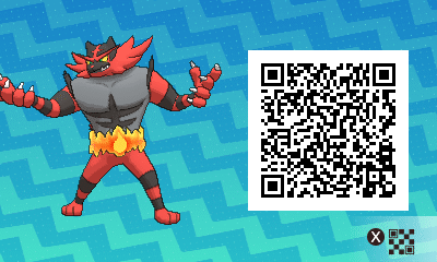 QR code Incineroar