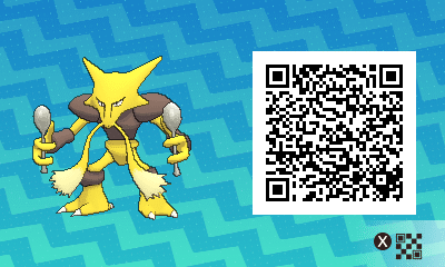 QR code Male Alakazam
