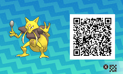 QR code Male Kadabra