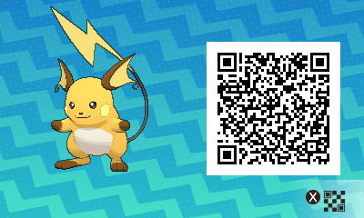 QR code Male Raichu