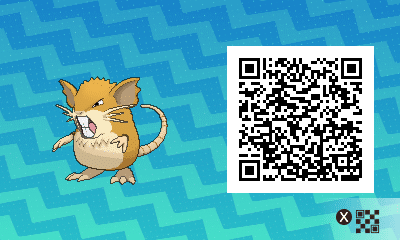 QR code Male Raticate