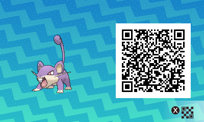 QR code Male Rattata