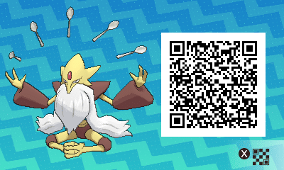 QR code Mega Alakazam