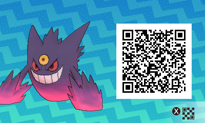 QR code Mega Gengar