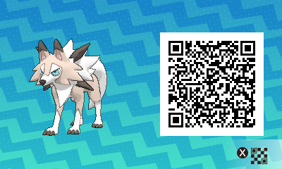 QR code Midday Lycanroc