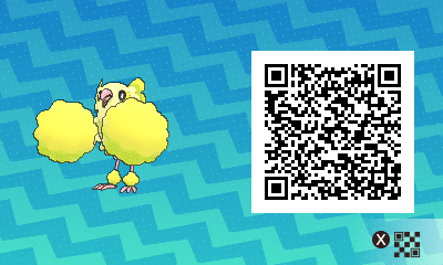 QR code Pom Pom Oricorio