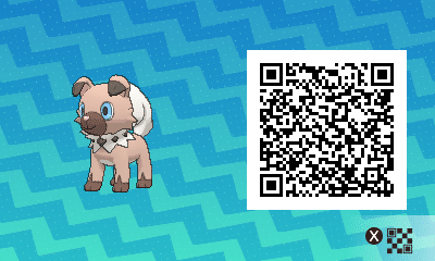 QR code Rockruff
