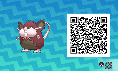 QR code Shiny Alola Raticate