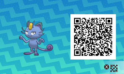 QR code Shiny Alolan Meowth