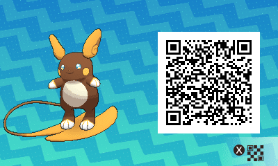 QR code Shiny Alolan Raichu
