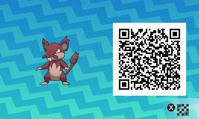 QR code Shiny Alolan Rattata