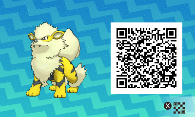 QR code Shiny Arcanine