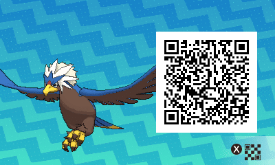 QR code Shiny Braviary