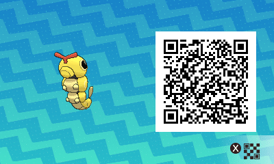 QR code Shiny Caterpie