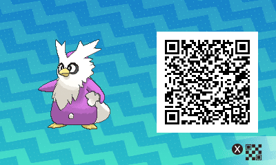QR code Shiny Delibird