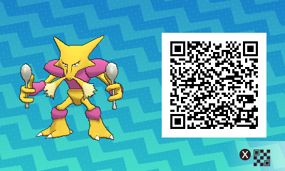 QR code Shiny Female Alakazam