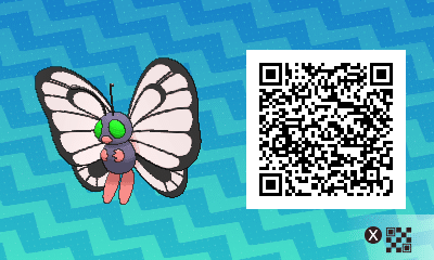 QR code Shiny Female Butterfree