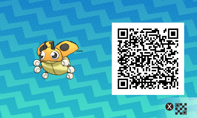 QR code Shiny Female Ledyba