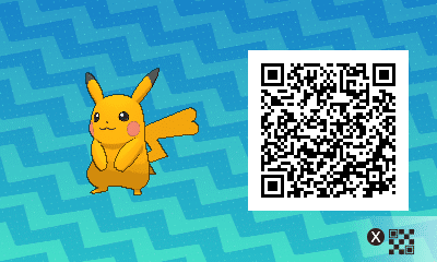 QR code Shiny Female Pikachu