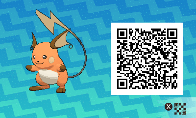 QR code Shiny Female Raichu