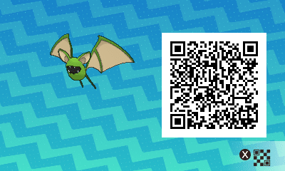 QR code Shiny Female Zubat