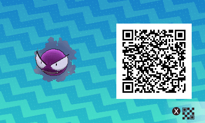 QR code Shiny Gastly