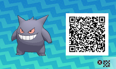 QR code Shiny Gengar