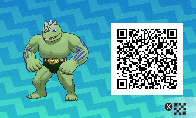 QR code Shiny Machoke