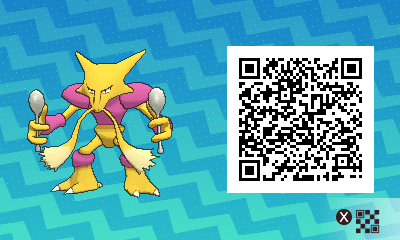 QR code Shiny Male Alakazam
