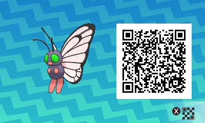 QR code Shiny Male Butterfree
