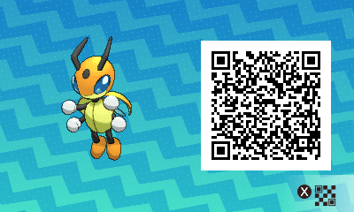 QR code Shiny Male Ledian