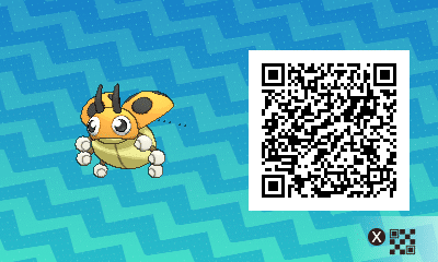 QR code Shiny Male Ledyba
