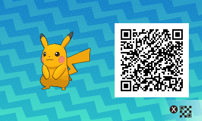 QR code Shiny Male Pikachu