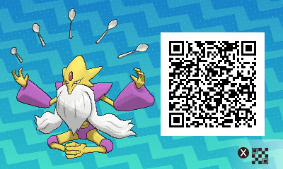 QR code Shiny Mega Alakazam