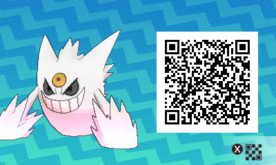 QR code Shiny Mega Gengar