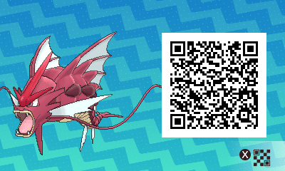 QR code Shiny Mega Gyarados
