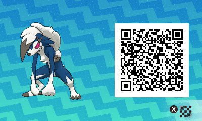 QR code Shiny Midnight Lycanroc