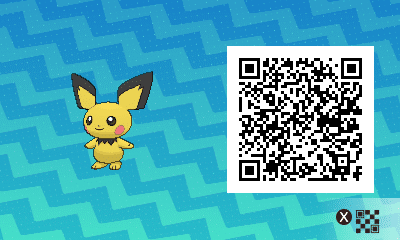 QR code Shiny Pichu