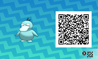 QR code Shiny Psyduck
