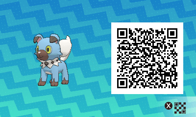 QR code Shiny Rockruff
