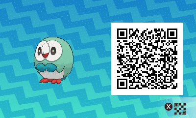 QR code Shiny Rowlet