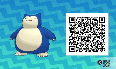 QR code Shiny Snorlax