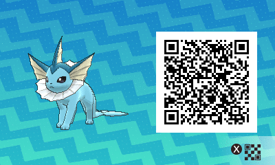 QR code Vaporeon