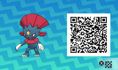 QR code Weavile